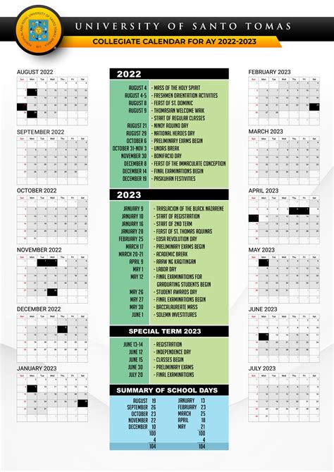 Ust Academic Calendar 2022